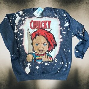Chucky Bleached Gray Crewneck